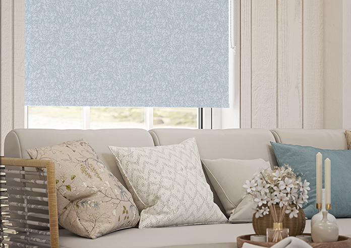 Ophelia, Stone Blue - Roller Blind - Image 5